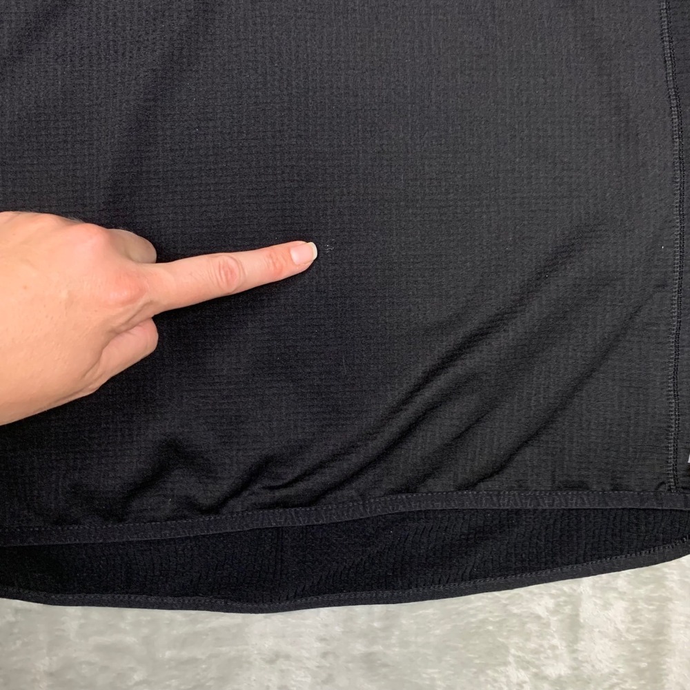 Eddie Bauer First Ascent Free Heat Women XL Grid Fleece 1/4 Zip Black Activewear - Picture 5 of 11